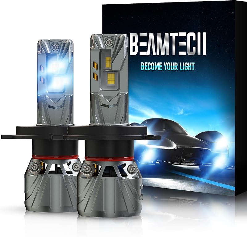 Lâmpada LED H4/9003 BEAMTECH 6500K para Accent e Versa – 2 unidades