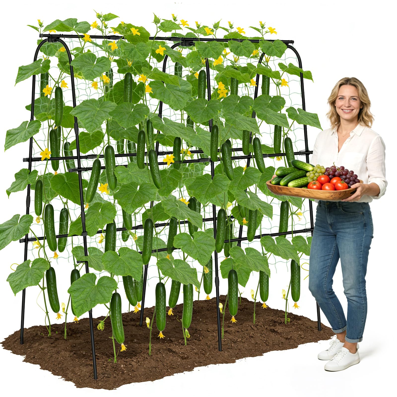 LXZNCD U-Shape Cucumber Trellis