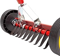 Vista 1 de Wolf Garten Urm3 - Rastrillo de rodillo para despachar rojo y amarillo