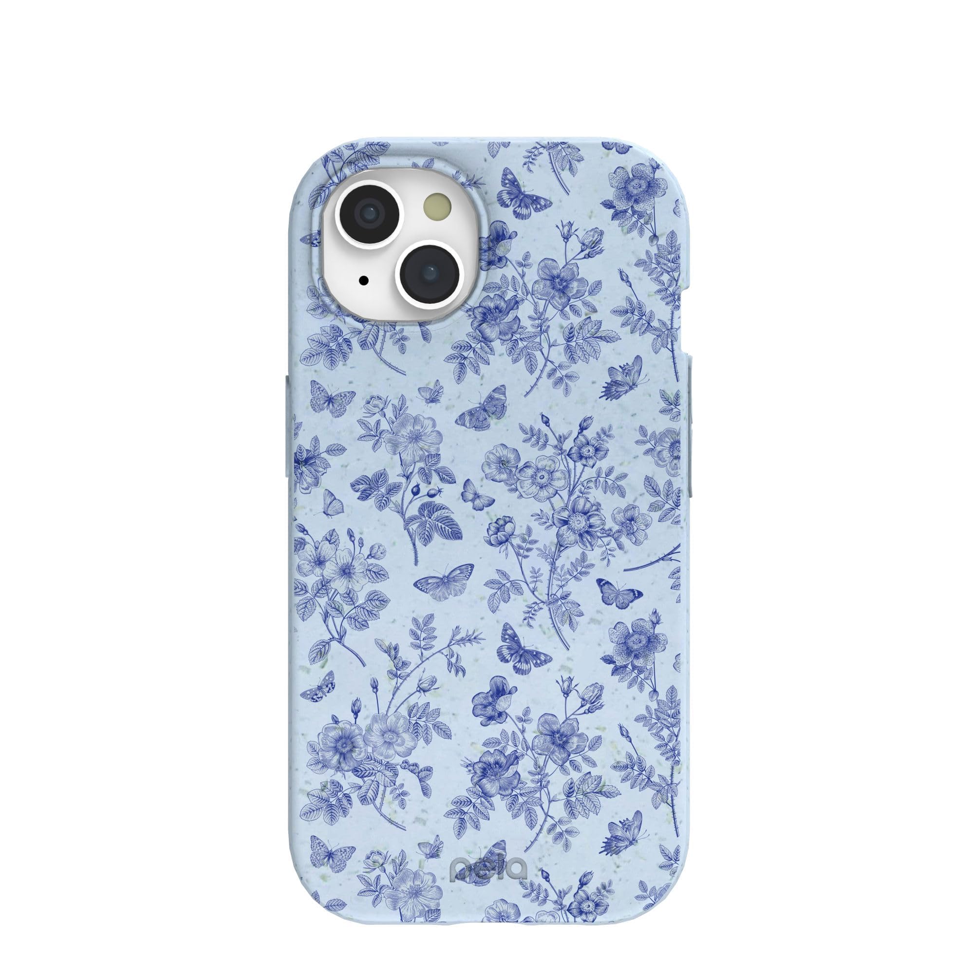 Pela | Phone Case Compatible with iPhone 15 | Limited Edition | Supports Wireless Charging | Cute Eco Friendly | Porcelain