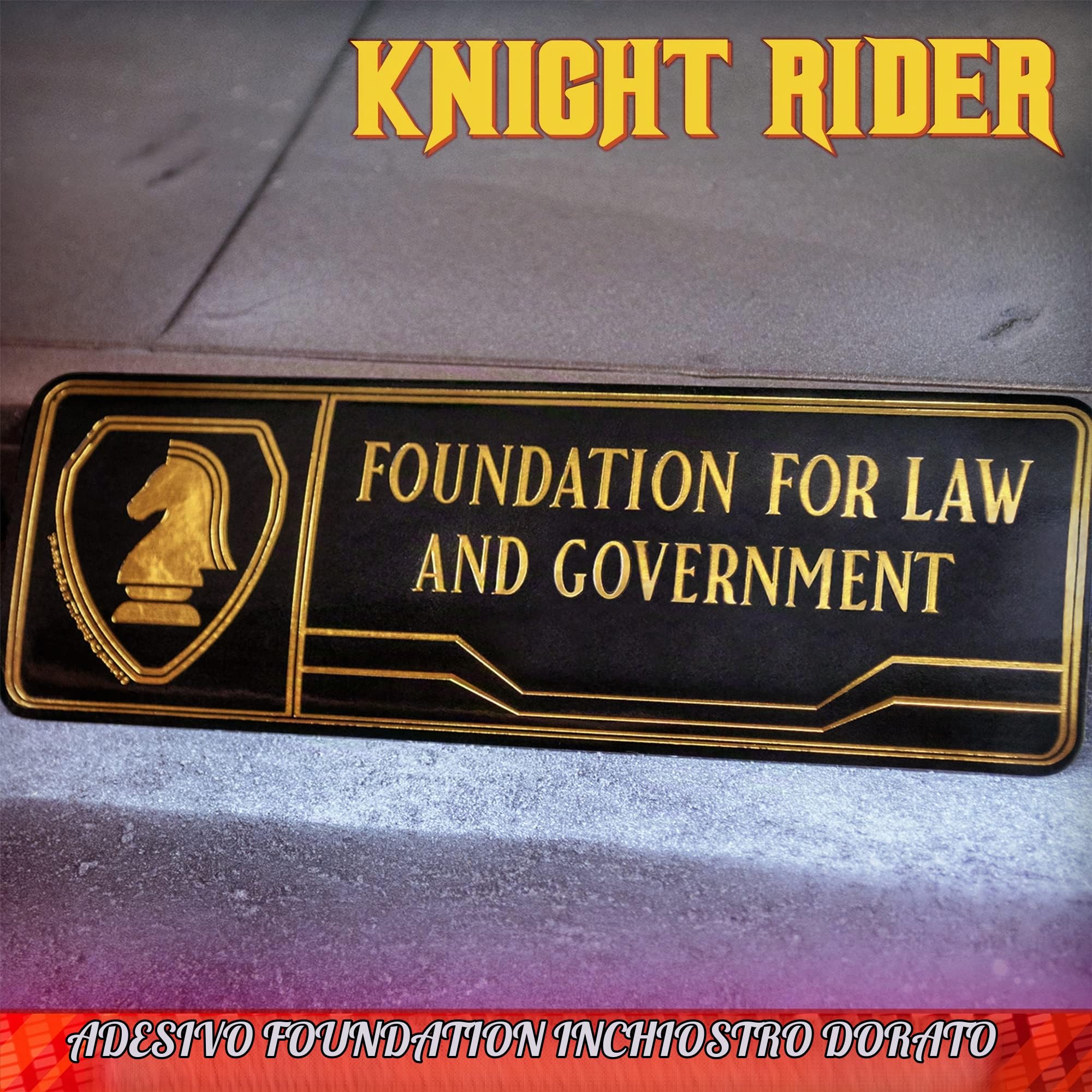 Doctor Collector Supercar Knight Rider F.L.A.G. Agent Kit, Collectible Set Tin Box, edizione da collezione ufficiale con accessori esclusivi in scatola di metallo, age 14+