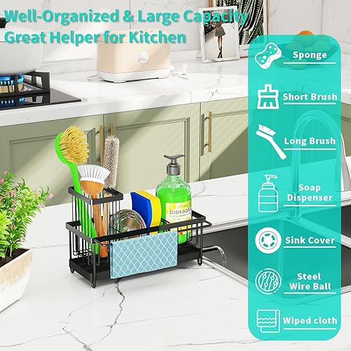 Miniatura 6 de Godboat Organizadores y almacenamiento de baño, estantes de pared de 3 niveles, estante sobre inodoro con soporte de papel y 2 ganchos, estante