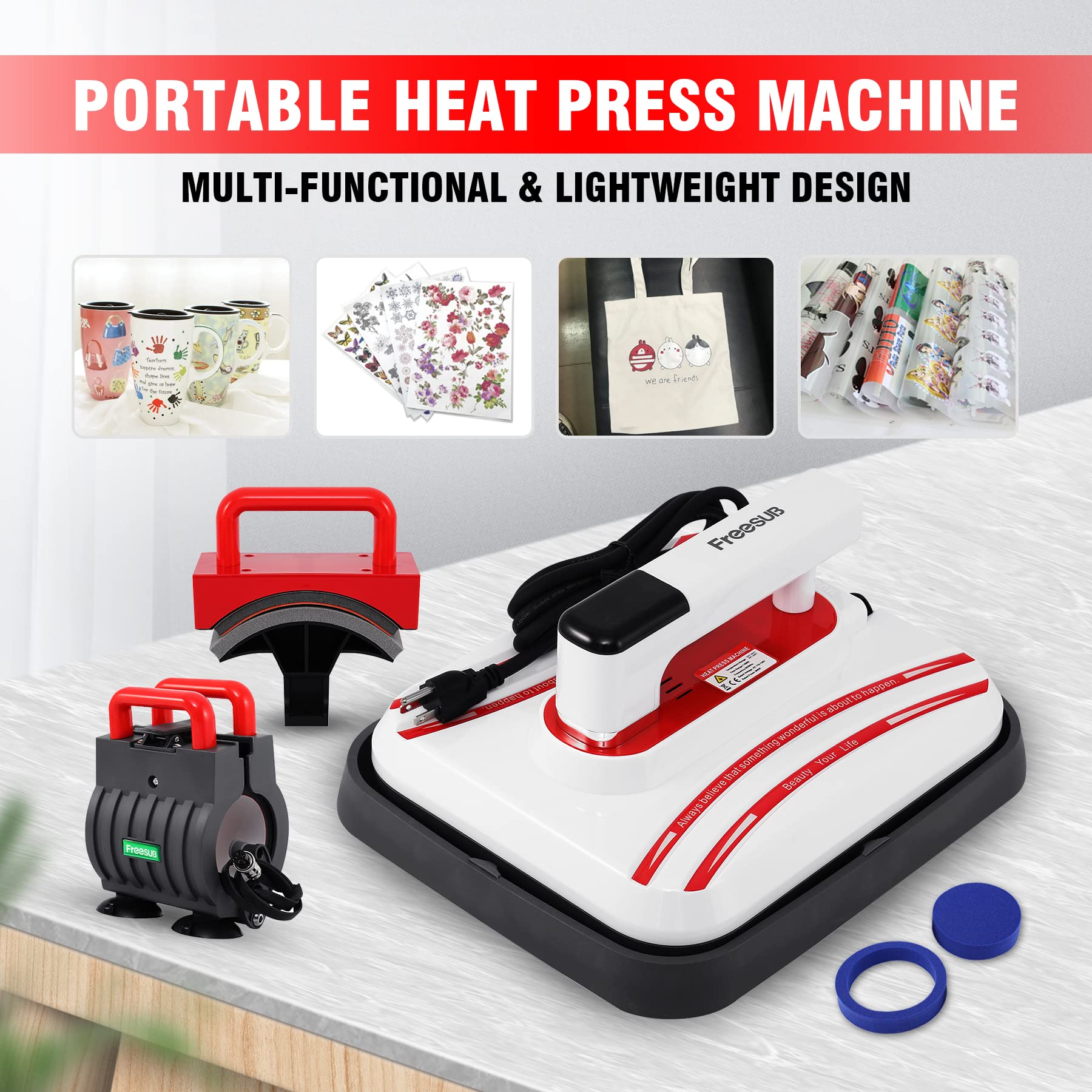 portable heat press machine