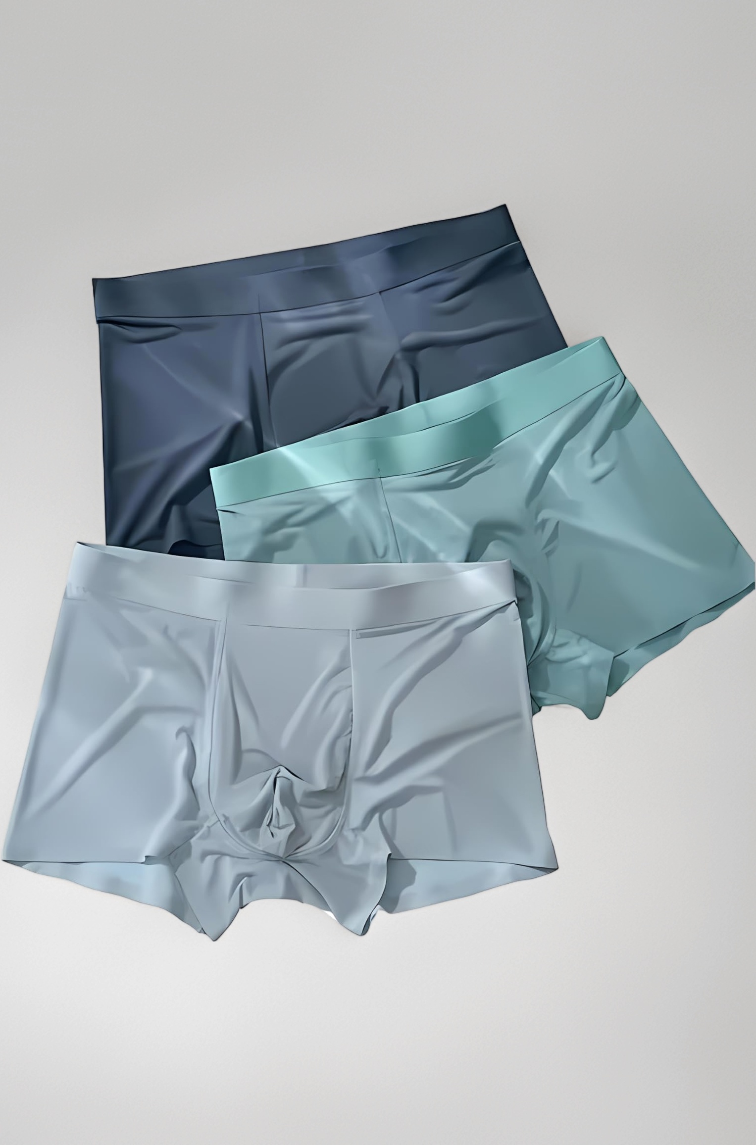 Ultra-Soft Lycra Material Trunks for Men| Ice-Silk Men Short | Underwear | Multi-Colored.(Pack of 1)