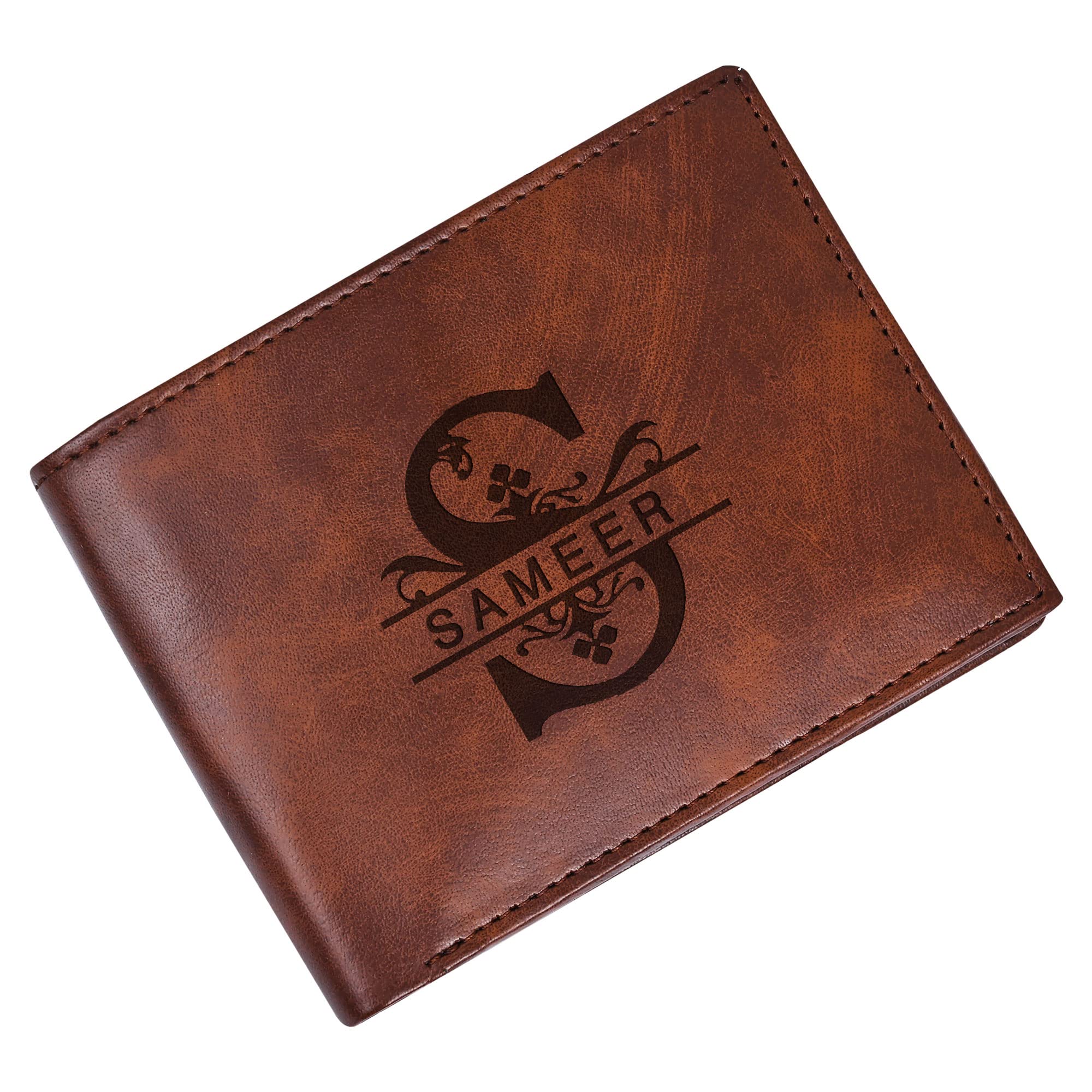 Personalized Wallets for Men - RFID Protected Custom Name Wallet for Boys or Mens for Birthday or Anniversary (RFID Protected)-image-14
