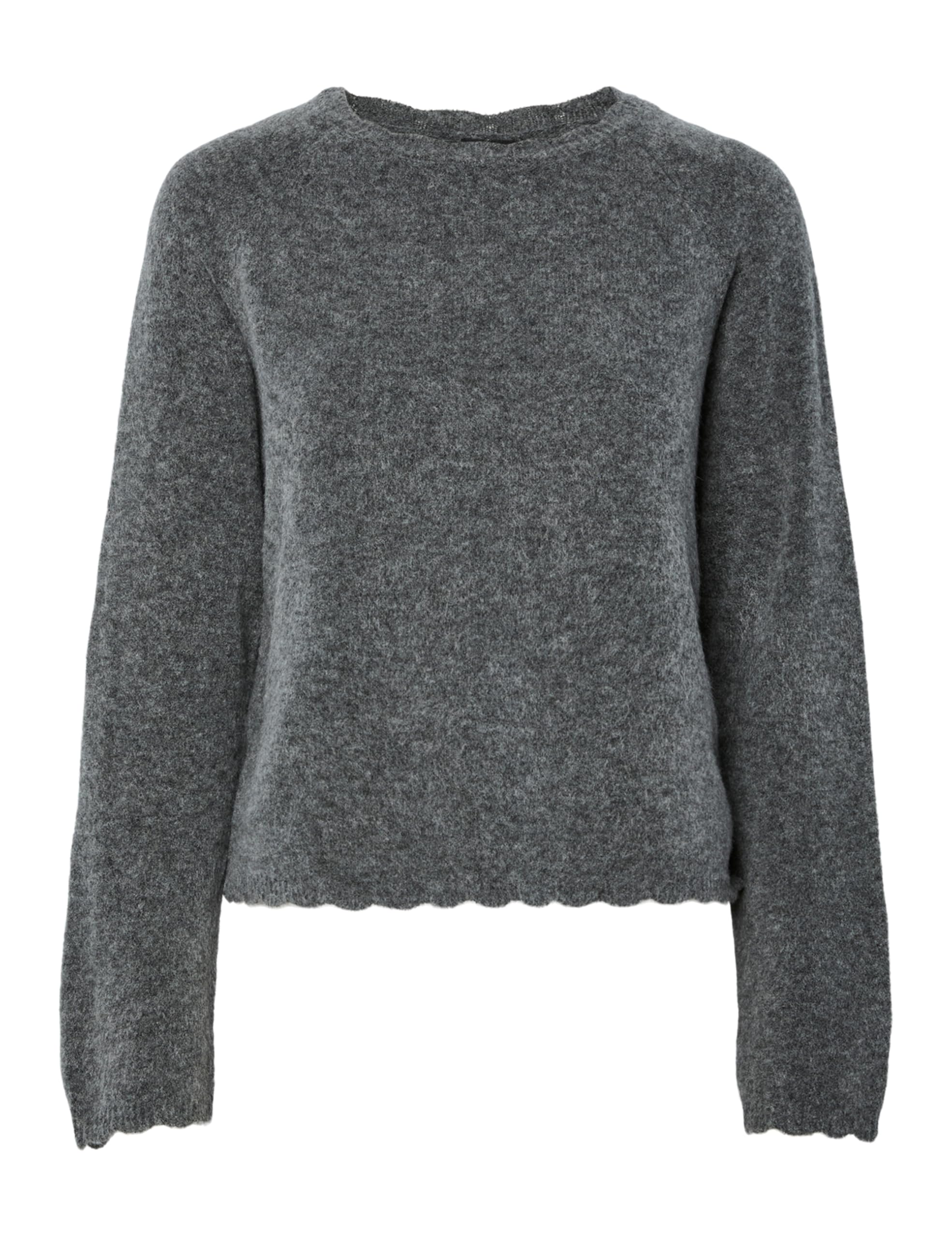PIECES Damen Pcrath Ls O-Neck Knit Pwp Bc