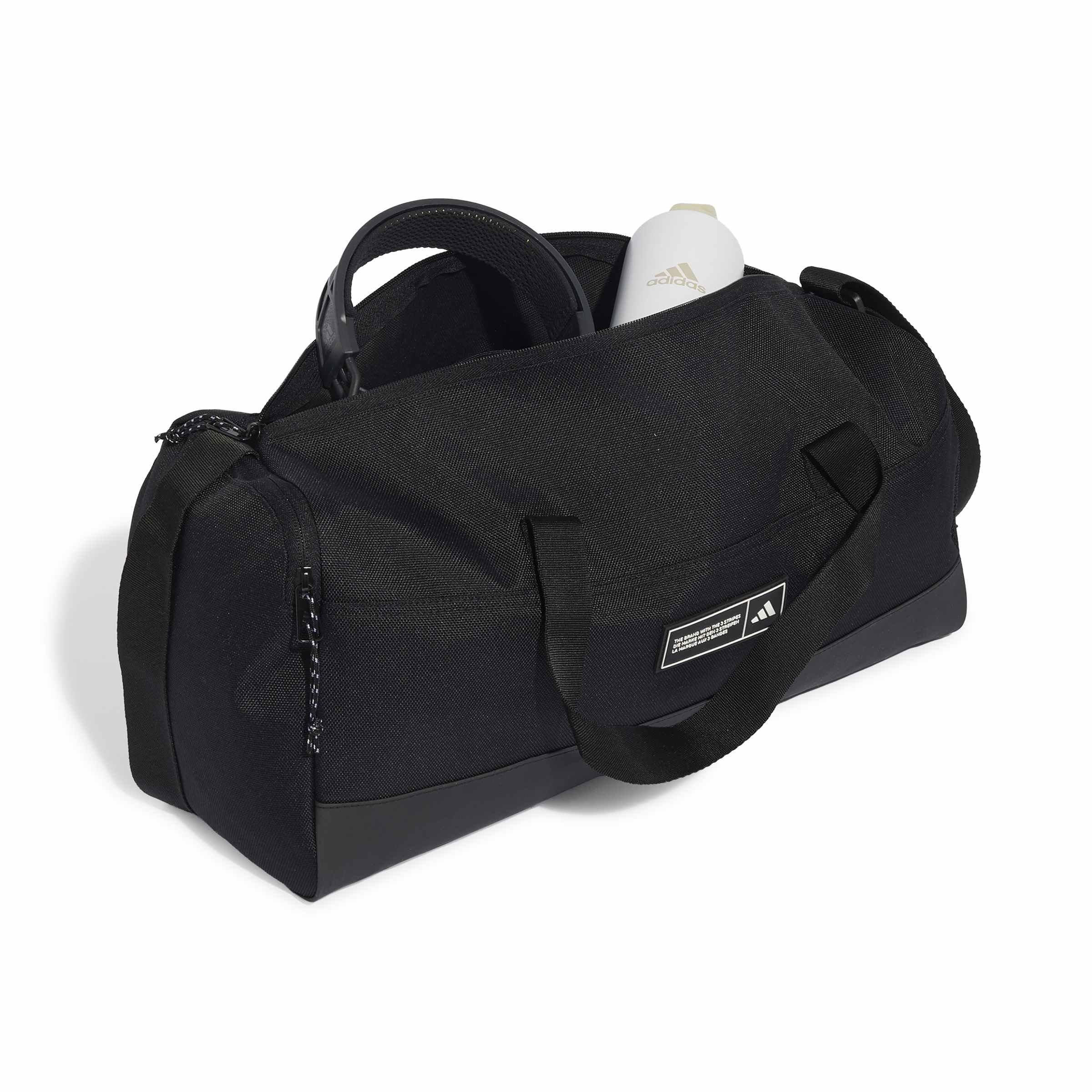adidas Unisex Adulto 3 Stripes Weekender Duffel Bag Small Duffel_Bag, Black, One Size