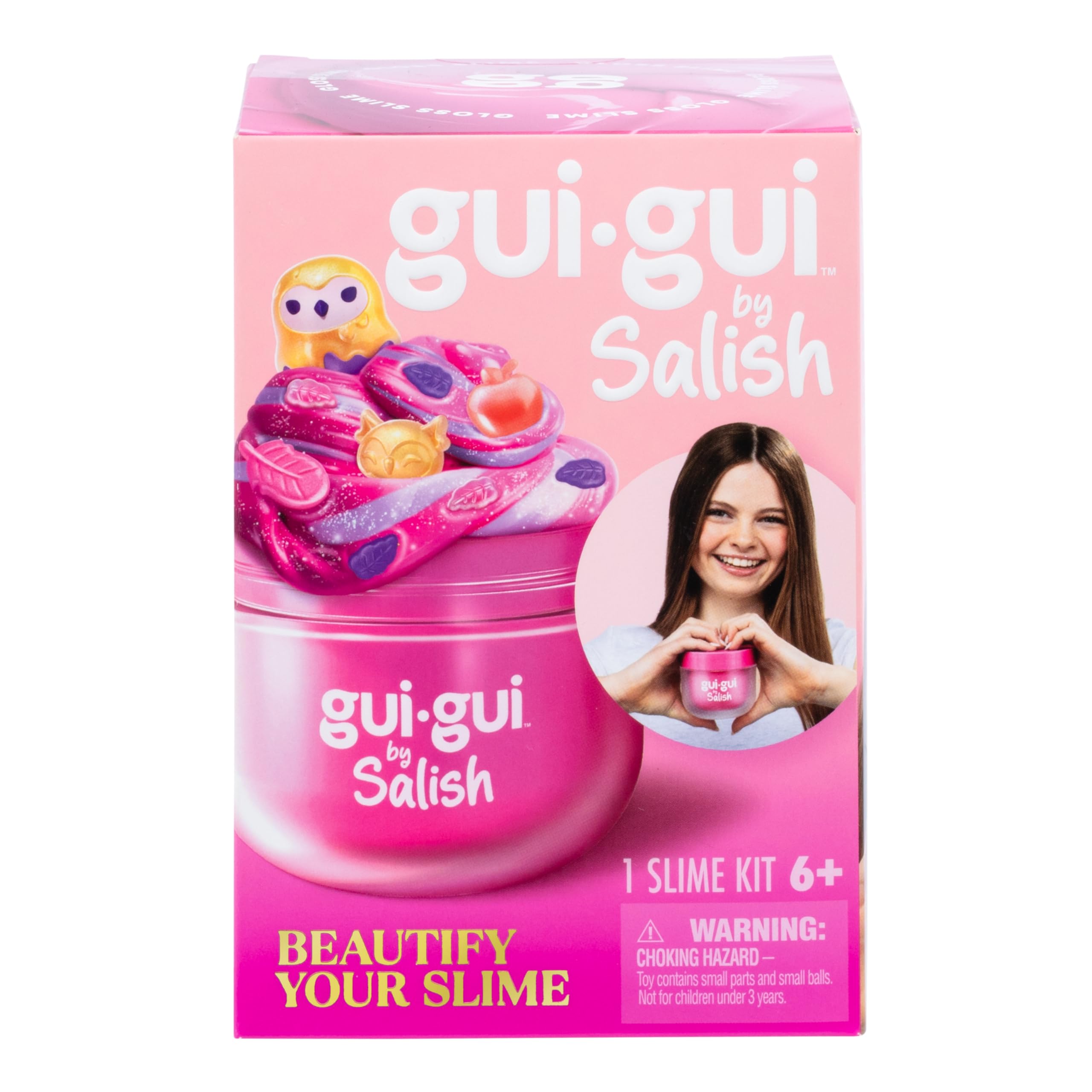 GUI GUI Por Salish, una experiencia Slime realmente única, creada en colaboración con Salish Matter, crea la mejor pasta pegajosa ASMR Gui Gui basada en todas las cosas que Salish ama, de 4 a