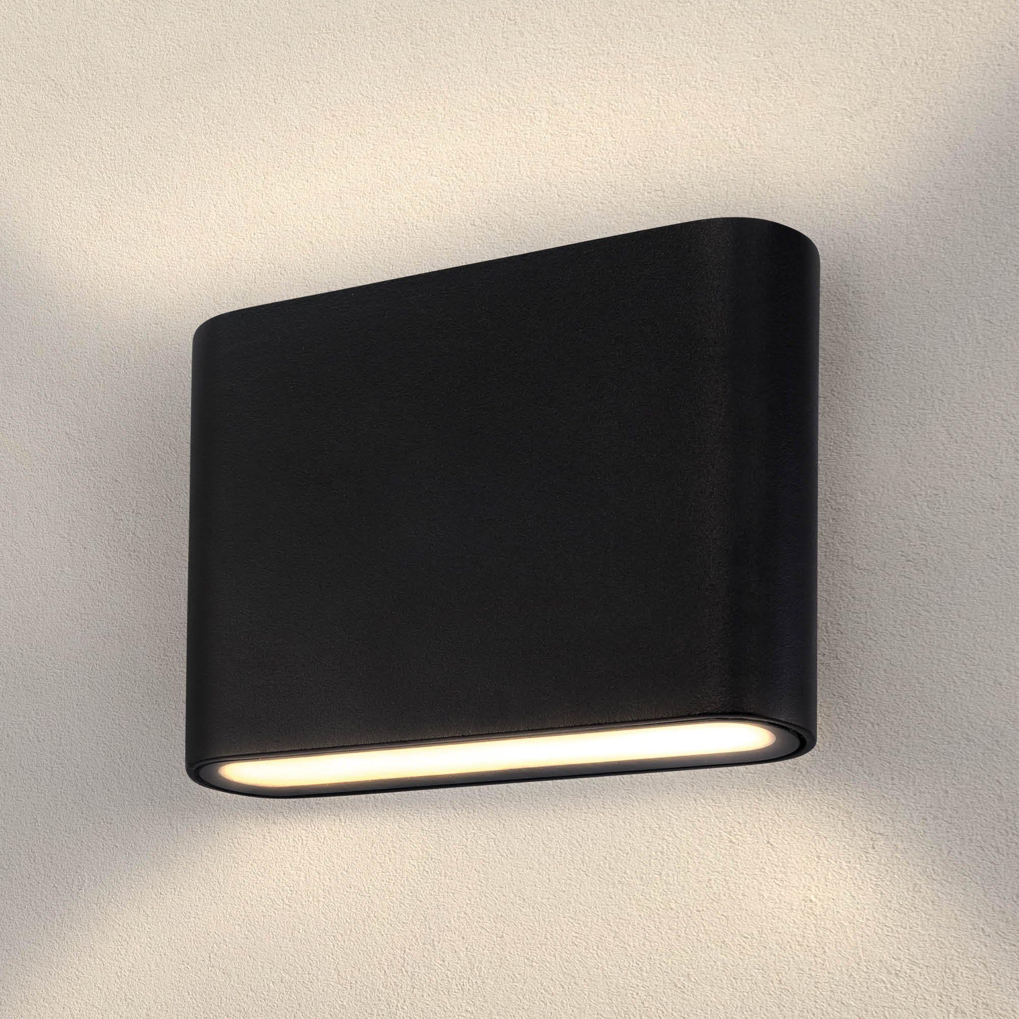 Ledvion Black - Led Wall Light, 3000K, 5,5W, Ip54, Mira S, Outdoor Lamp, Indoor Wall Light, Garden Lighting
