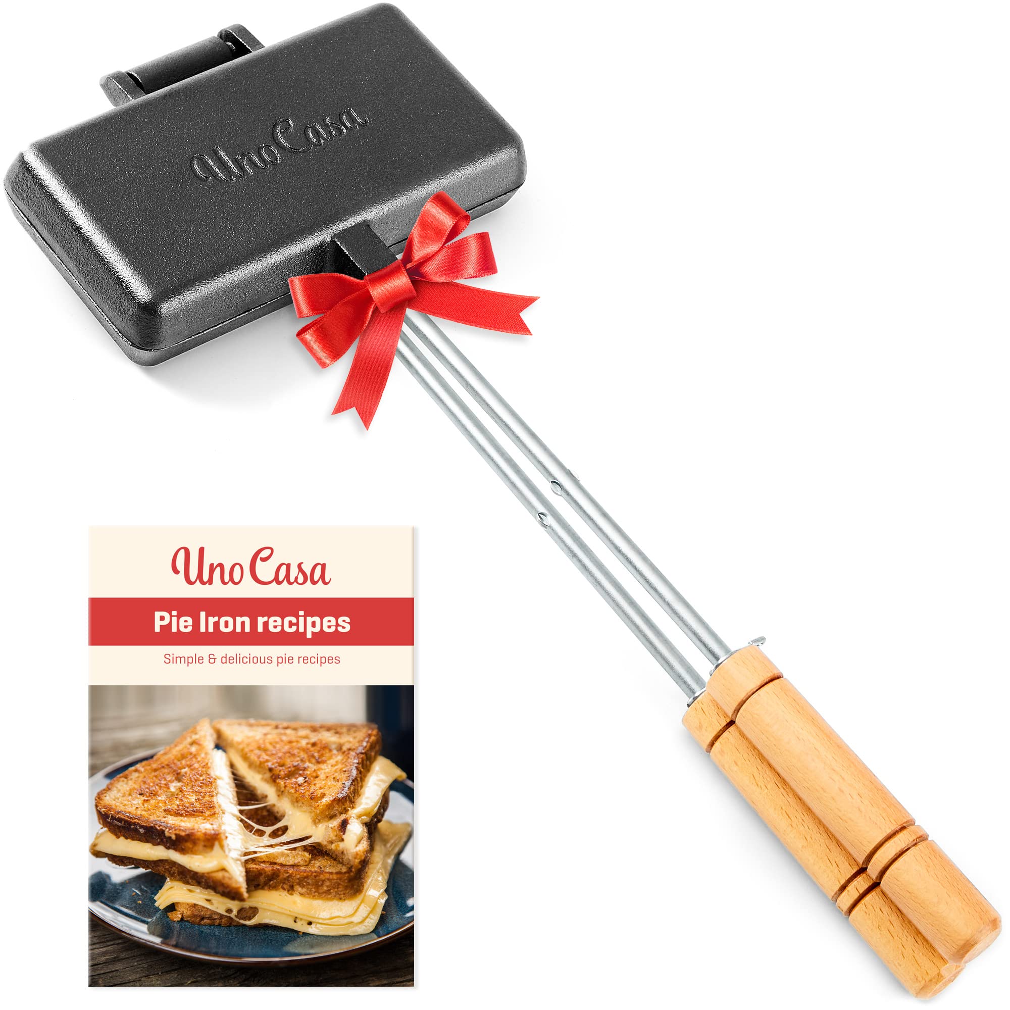 Uno Casa Cast Iron Pie Iron Campfire Pie Iron Sandwich Maker with