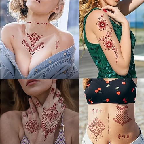 Miniatura 8 de Tatuaje temporal de mariposa realista para mujeres, calcomanías de tatuaje falsas de mariposa grande negra para adultos, pierna de mano y brazo,