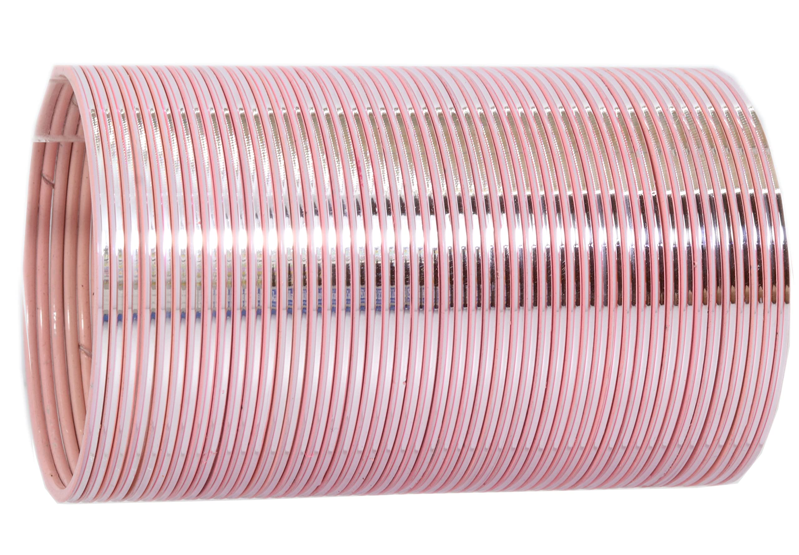 Plain Metal Bangles Set For Women and Girls with Glossy Finished Design-image-13
