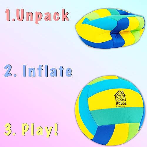 Miniatura 3 de in The House - Pelota de voleibol suave para interiores para niños y niñas (a partir de 3 años), sensación realista, pelota de entrenamiento para