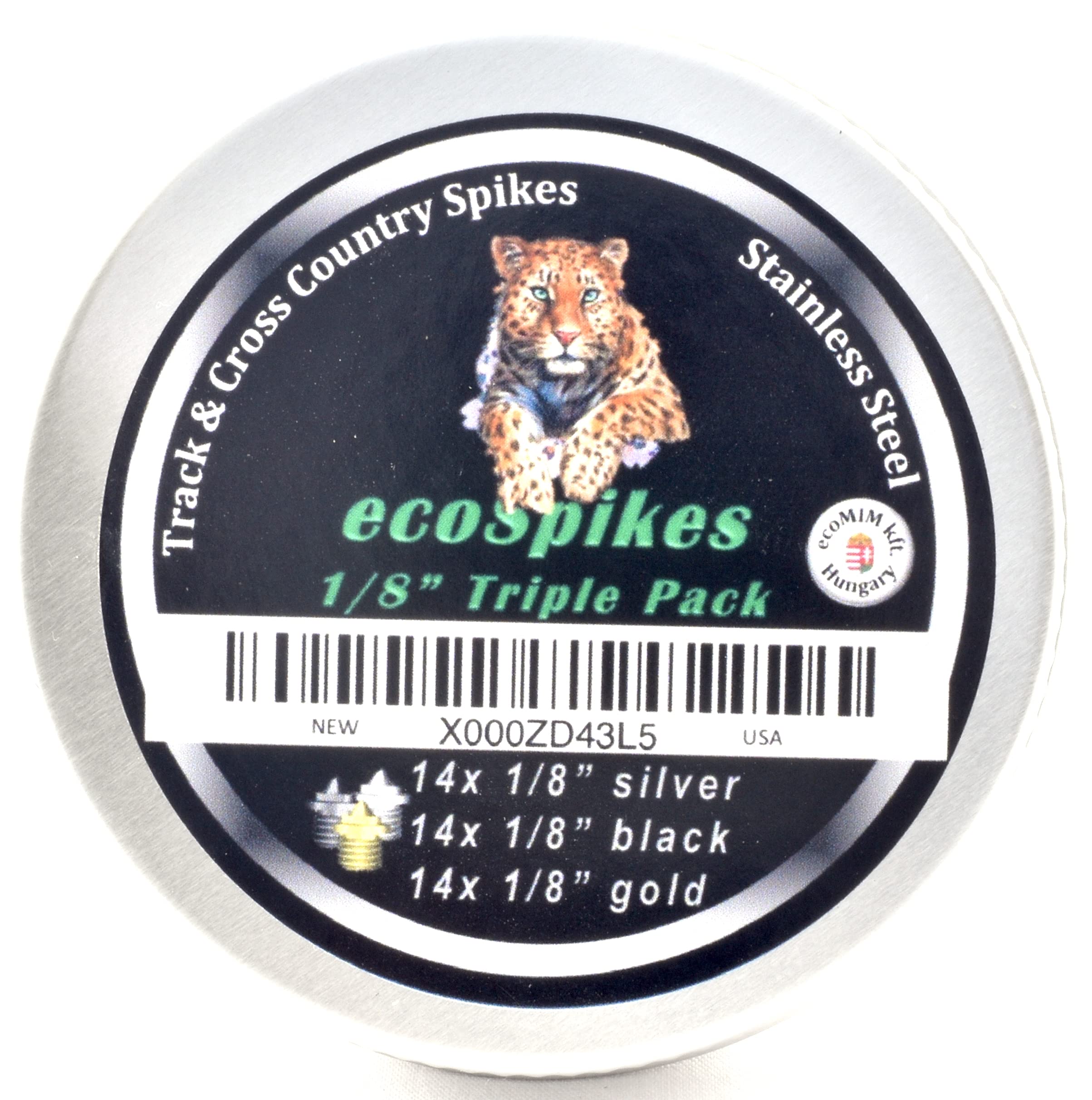 ecoSpikes Triple Pack - 1/8 inch Steel Track and Cross Country Spikes