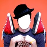 Lustige Foto-Montage