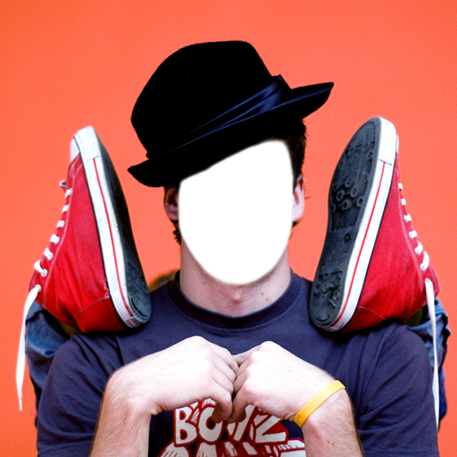 Lustige Foto-Montage