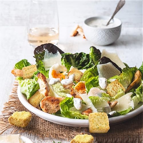 Miniatura 5 de Fresh Gourmet Premium Croutons - Decoración para ensalada crujiente, Classic Caesar, 5 onzas (paquete de 6)