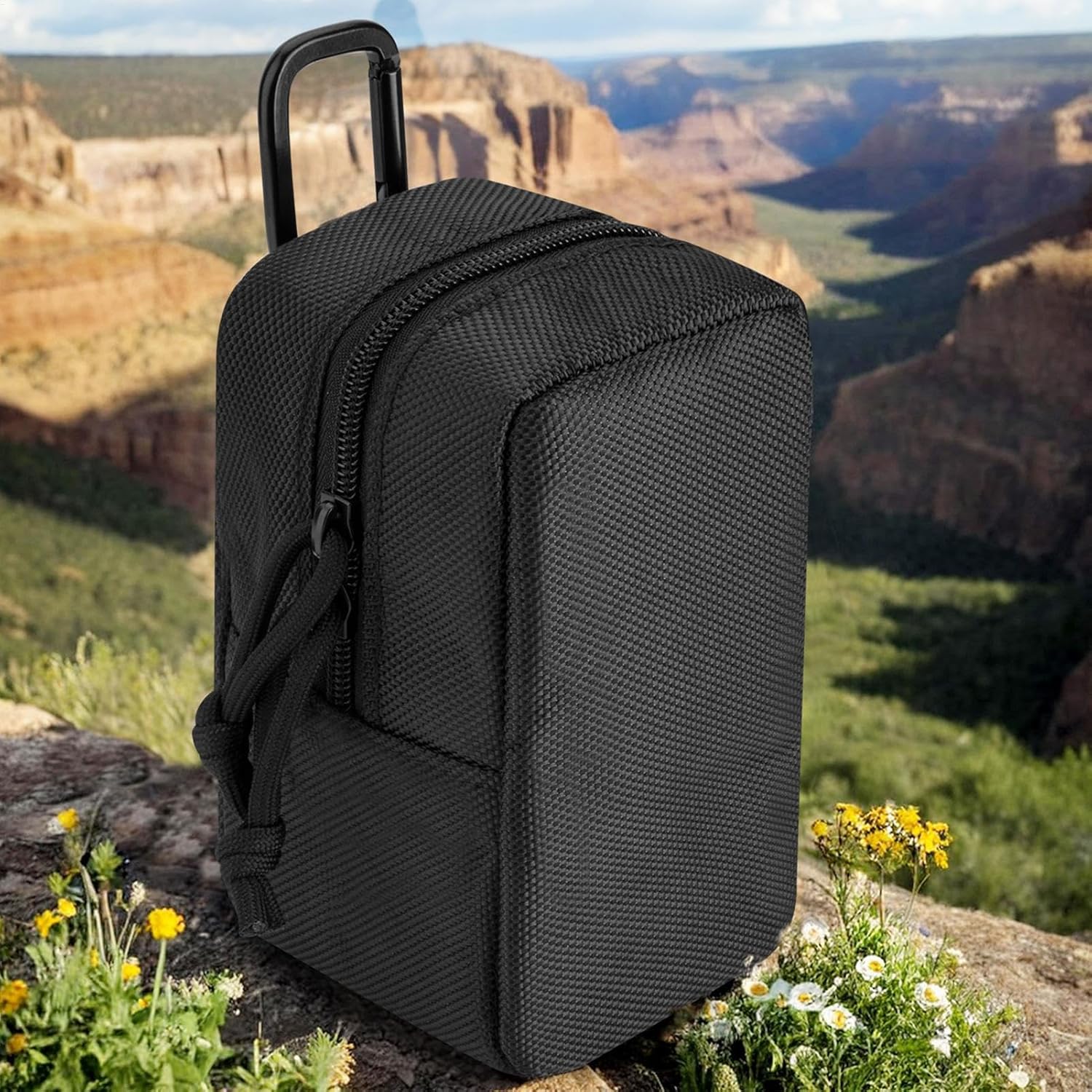 Monocular Telescope Case | Portable Carrying Case - Shockproof Travel Pouch with Clip for Bird Watching Camping Hiking Wildlife Observation Mountain Climbing Outdoor Fishing Travel Activities