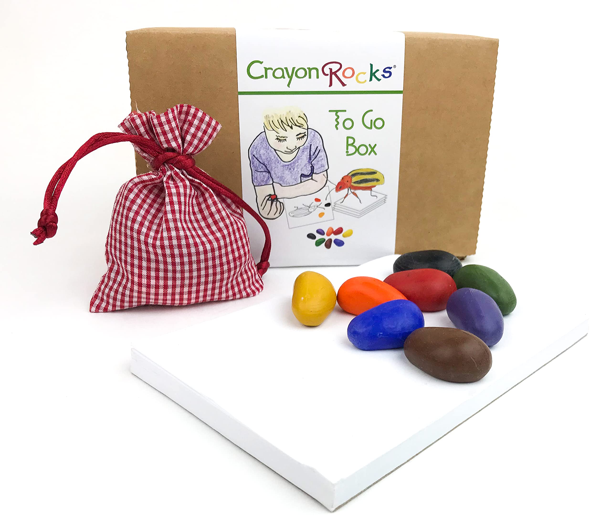Buy Crayon Rocks To Go Box, Crayons in a Rock Shape, Tripod Grip Made