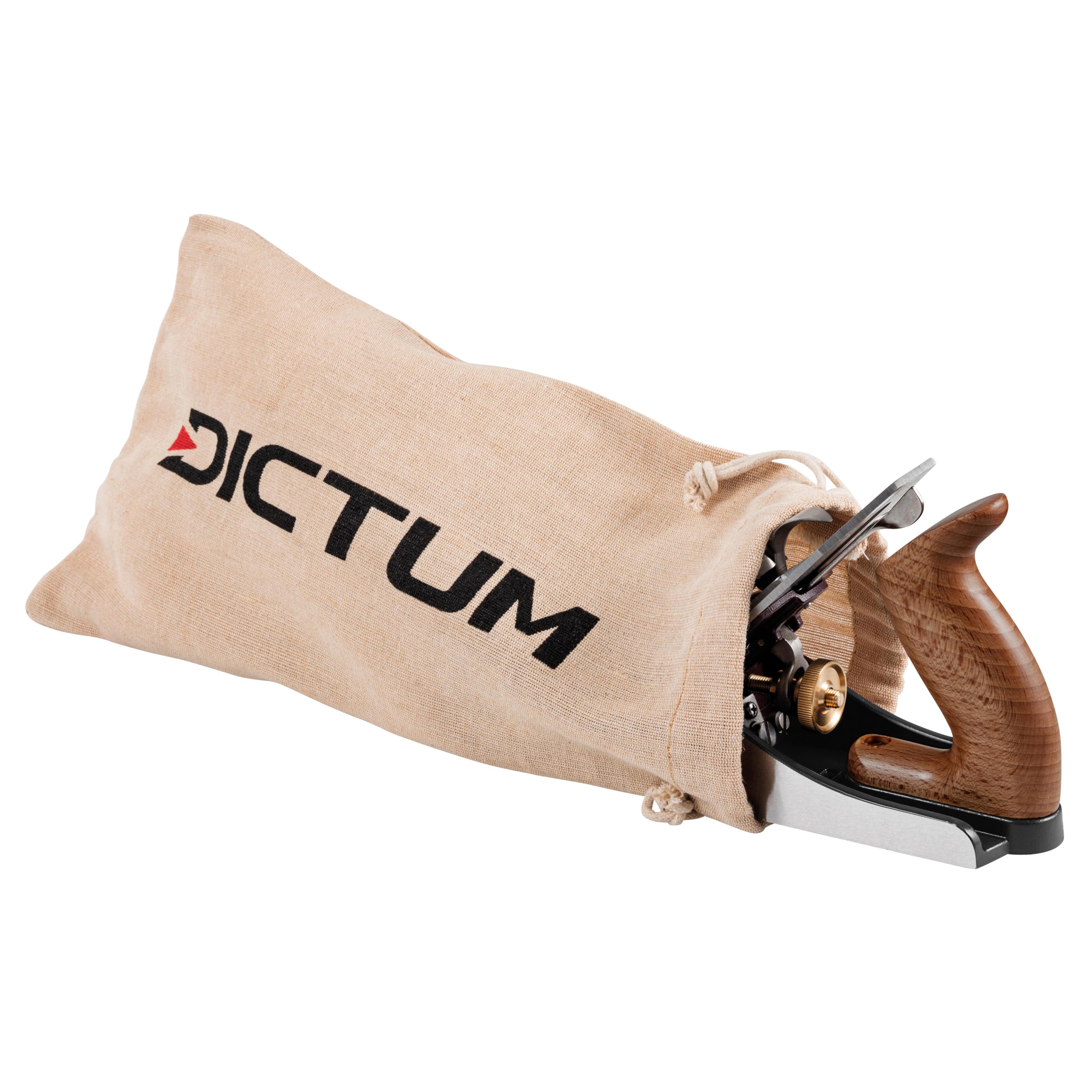 DICTUM Schlichthobel N. 4 - Paletta manuale di precisione per legno con ferro in acciaio SK4 | Cuccia per legno e falegnameria di alta qualità per la lavorazione fine del bordo e della superficie