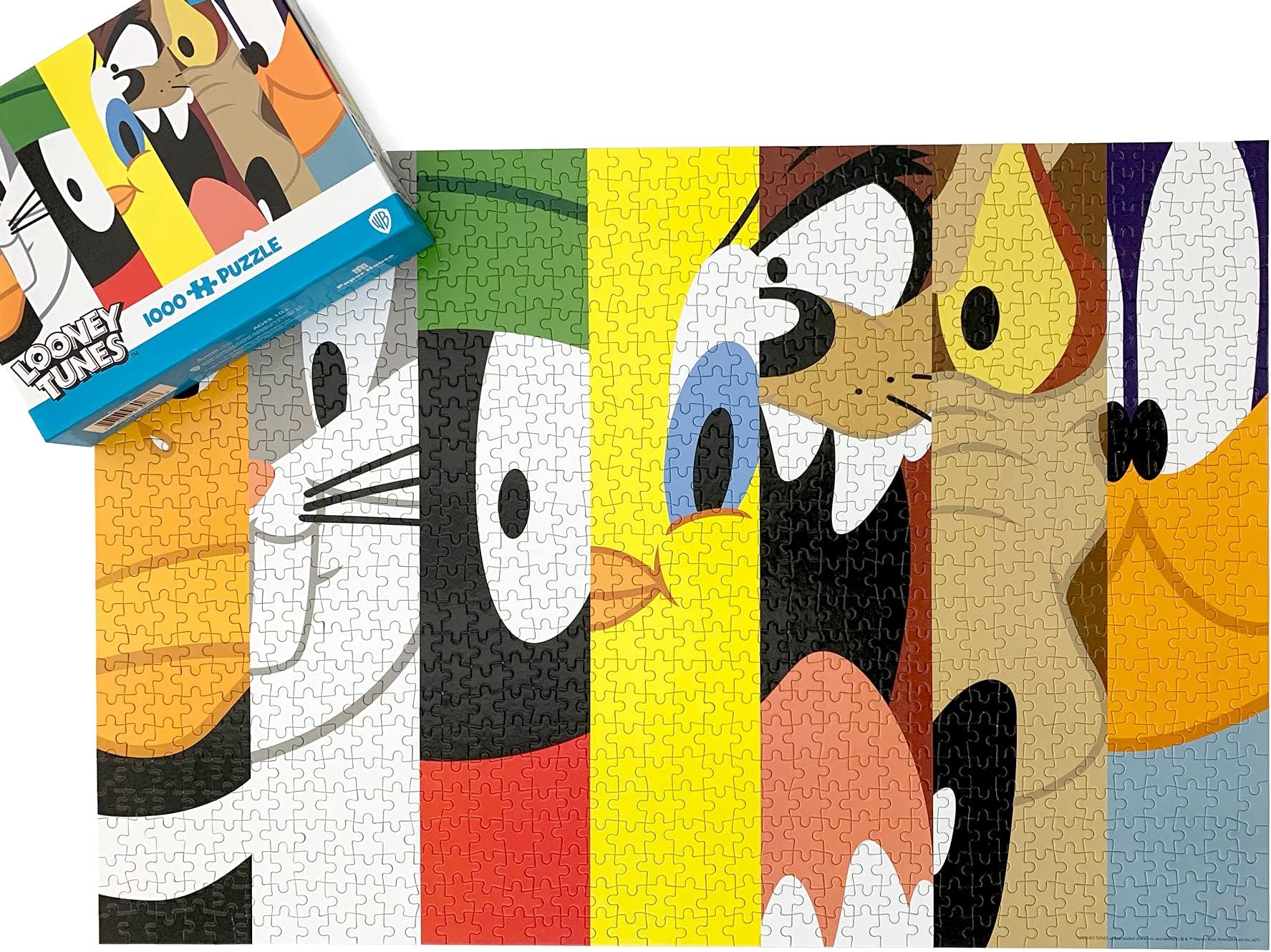 Paper House Productions Looney Tunes Character Slices 1000-piece Jigsaw Puzzle