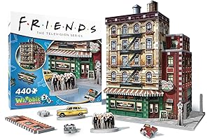 Wrebbit3D Friends Central Perk 3D Puzzle for Teens and Adults: Experience the...