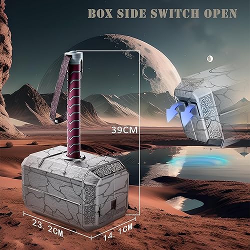 Miniatura 3 de Caja de herramientas de martillo de 28 piezas, kit de herramientas multifuncional de martillo Thor, juego de herramientas para el hogar,