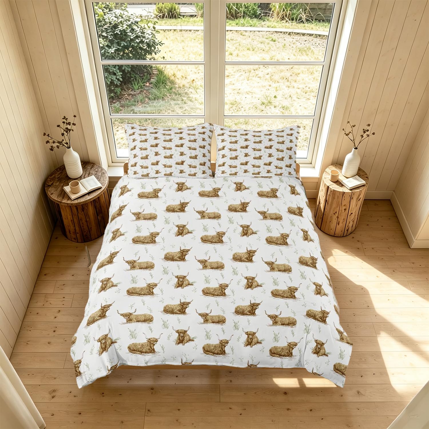 Homewish Highland Cow Double Duvet Cover โ image 1