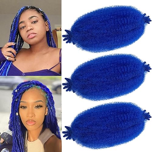 3 paquetes de cabello rizado afro trenzado sintético Marley Twist de 12 pulgadas, extensiones de cabello rizado para trenzas suaves de mariposa,