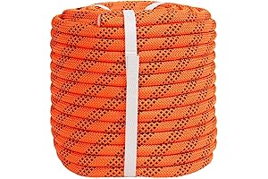 3/8 Inch X 50 Feet Braided Polyester Arborist Rigging Rope