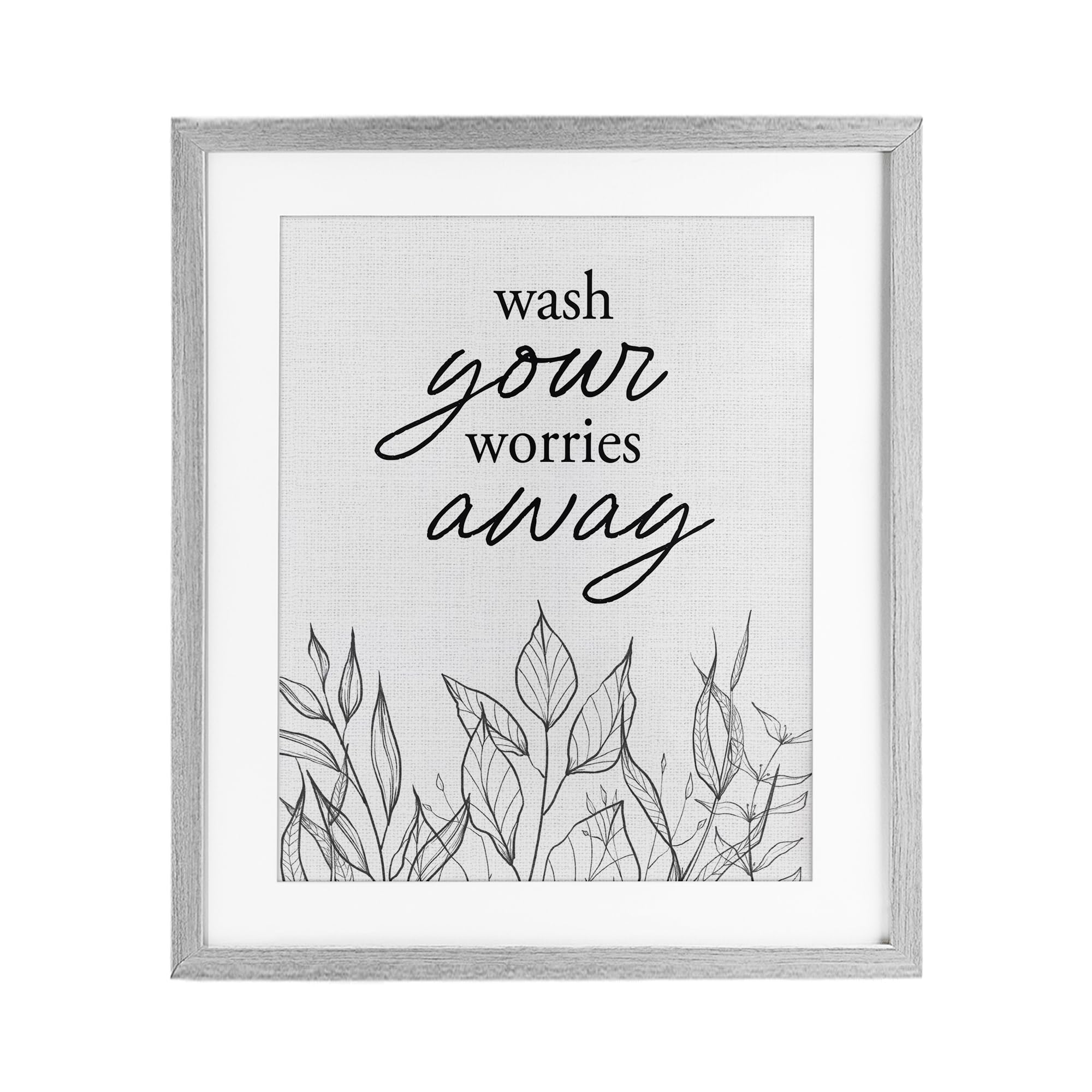 Affiche encadrée minimaliste sous verre Stupell, finition premium 40x33 cm - 8