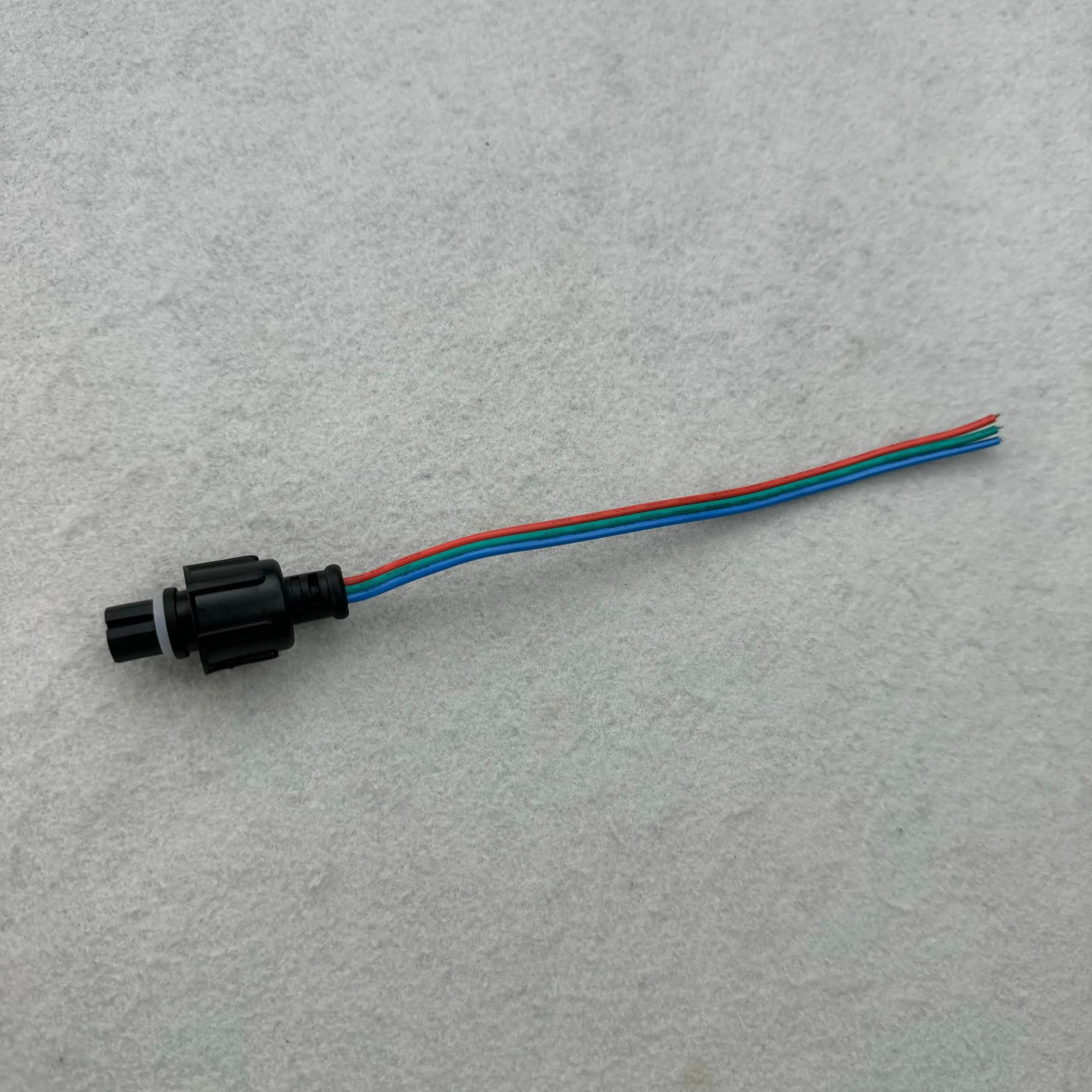 WENWENLEE 2/3/4 Core 18AWG Flat Wire Waterproof Pigtails Female only 13.5mm /xConnect Colored/Black 20cm/50cm/100cm Long Each(XConnect RGB 20cm,Female ONLY_4 CORE)