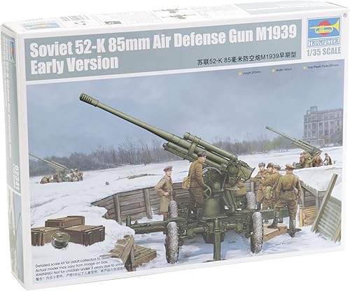 Trumpeter 52-K 85mm pistola de Defensa antiaérea M1939Modelo Kit