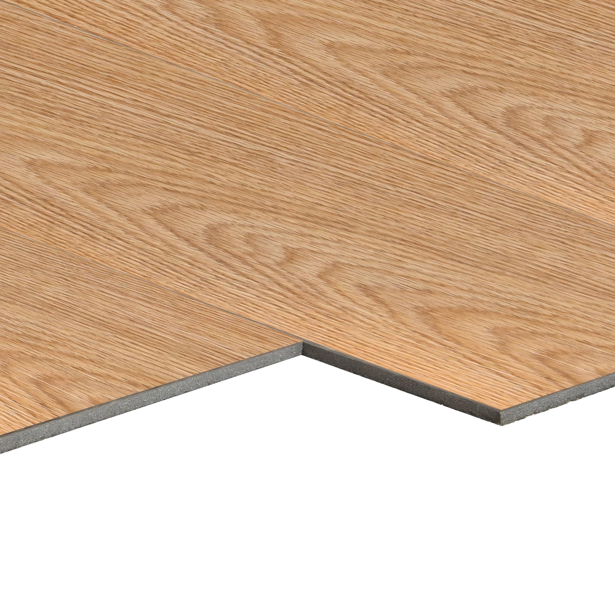 Acxin Rivestimento autoadesivo in PVC per pavimenti, set di 18 pezzi, in vinile effetto legno (marrone legno, 2,5 m²)