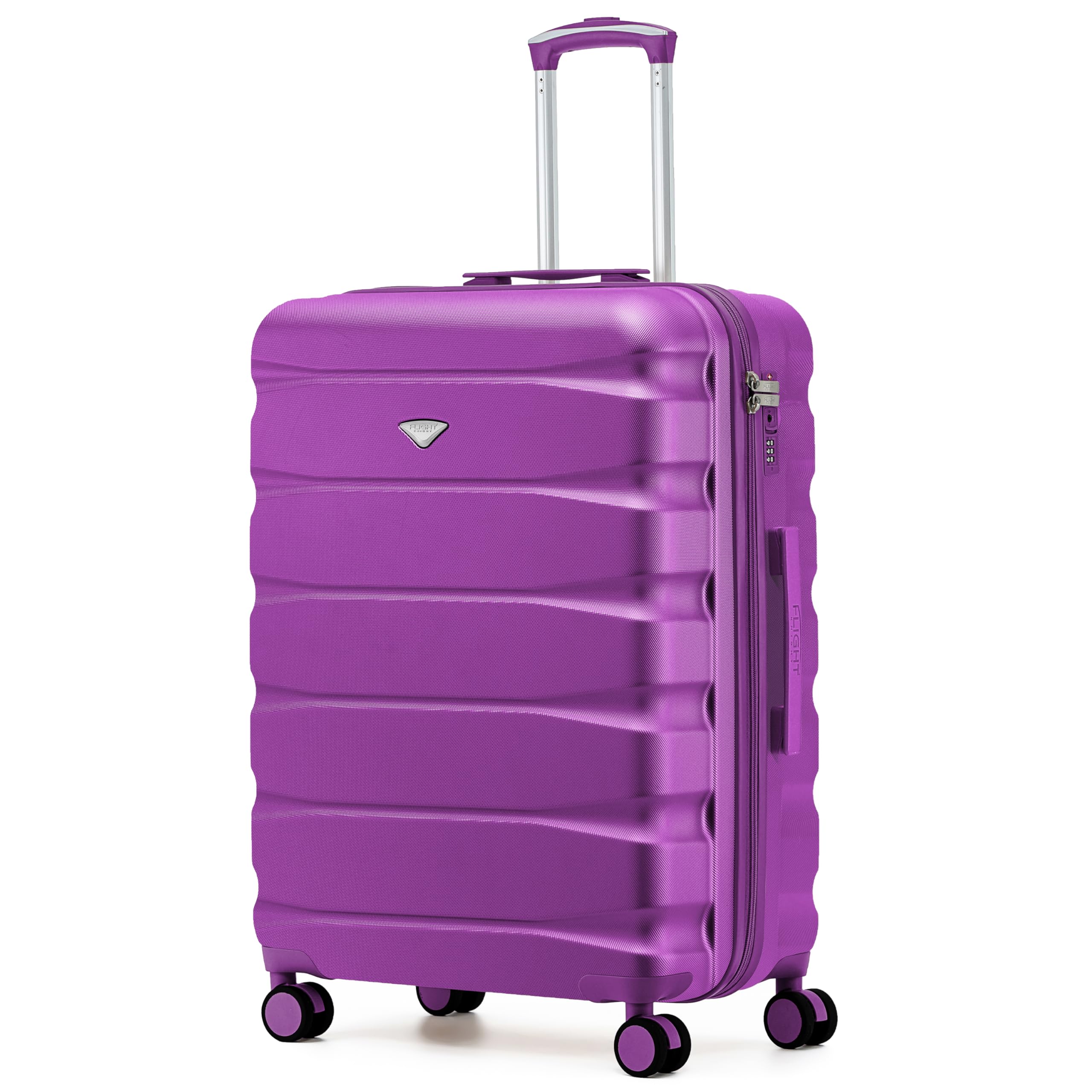 Flight Knight Underseat Cabin Suitcase 45x36x20cm | Free Hand Luggage for EasyJet & Wizz Air | Lightweight ABS Hard Shell with 8 Silent-Glide Spinner Wheels | Max Space Travel Bag — view 37