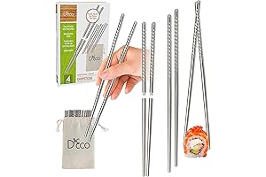Eco-Friendly Collapsible Chopsticks for On-the-Go Dining