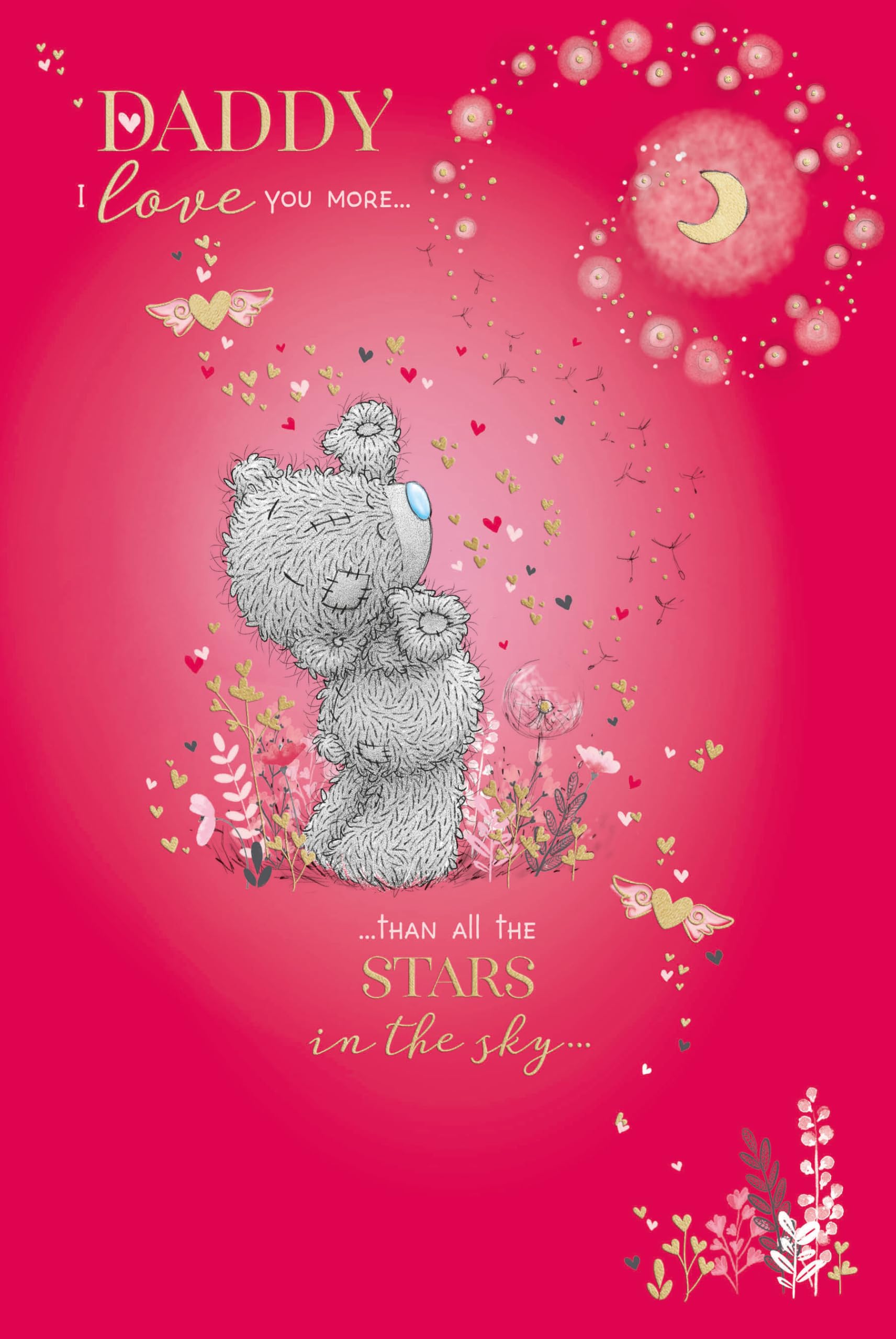 Me To You Tatty Teddy Valentine's Day Card For Daddy 6 x 9 - Official Collection