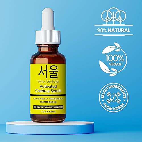 Miniatura 2 de SeoulCeuticals Serum Chebula + crema de mucina de caracol - Set antienvejecimiento coreano para el cuidado de la piel