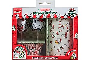 Hello Kitty Holiday Cupcake Party Supplies Set