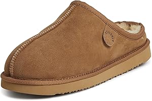 Foreside Shearling Indoor/Outdoor Clog Slippers for Men