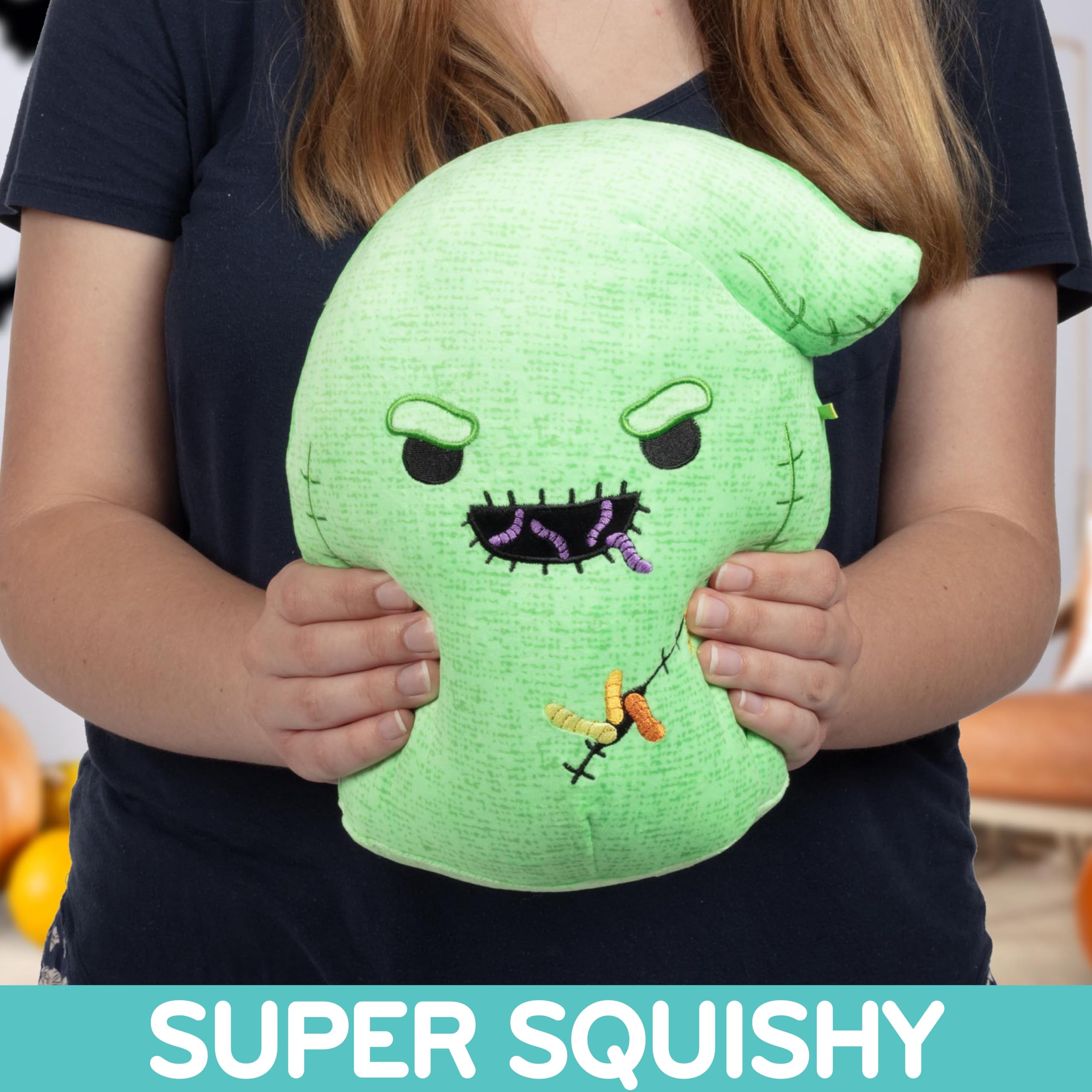 Squishmallows Disney Nightmare Before Christmas 8 Inch Plush Oogie Boogie, Green - Image 3