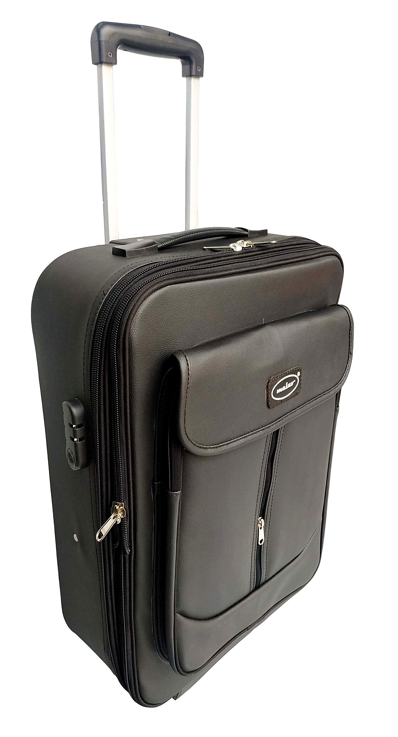 MALAV Octapad Leather Bag For Roland SPD-30, SPD-20, SPD-20X, SPD-20 PRO, SPD-SX, SPD-S of Steel Frame with Trolley Flight Case, Black-picture-14