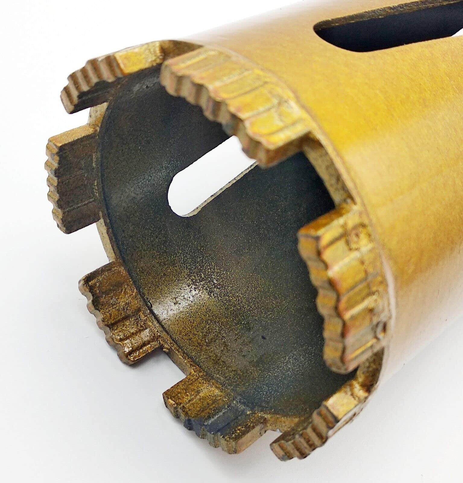 Corona diamantata professionale da 450 mm, punta a corona Turbo a nucleo bagnato asciutto, diametro 51,63,76,83 mm; attacco filettatura regolare M22; adattatore opzionale SDS Plus o SDS MAX (Ø 76 mm x