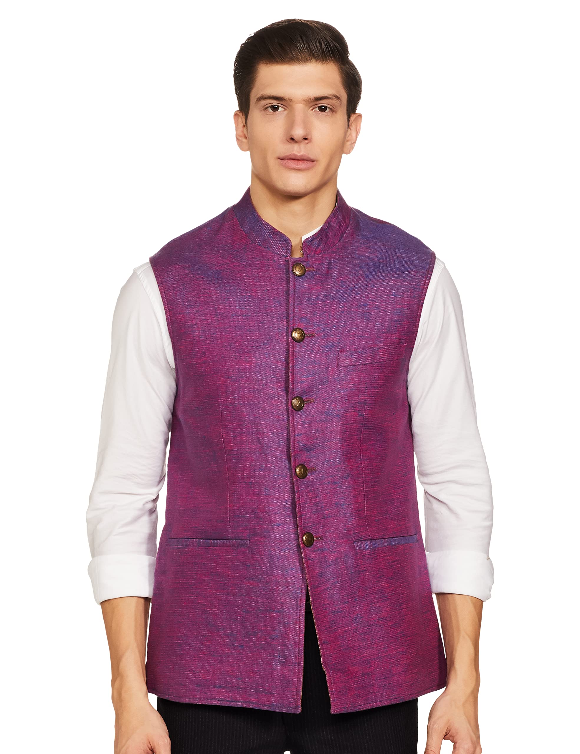 Park AvenueMen's Peak Lapel Regular Fit Blazer