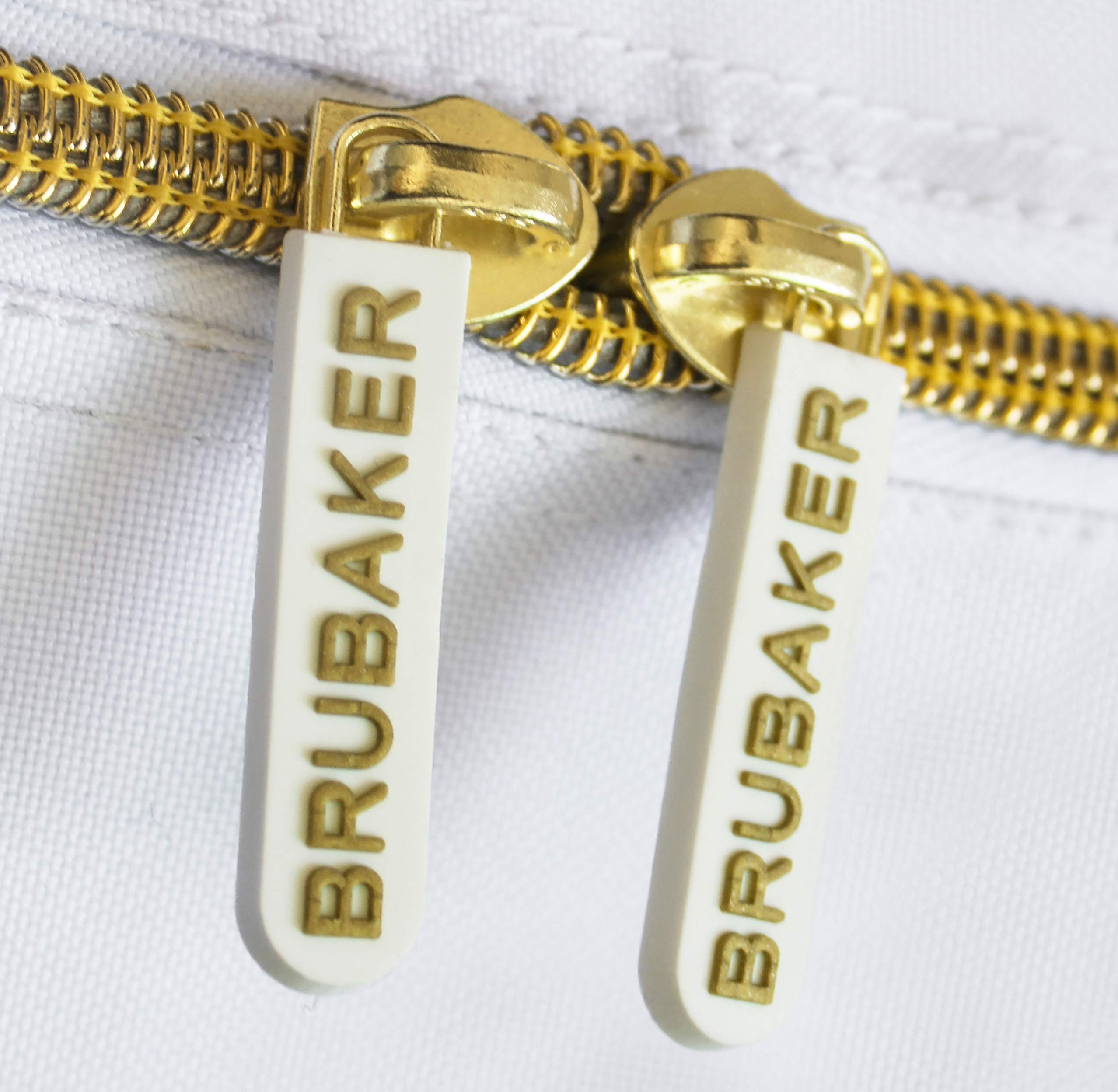 BRUBAKER St. Moritz Bolsa de Deporte Mochila para Botas de esqui Casco Accesorios Blanco Dorado