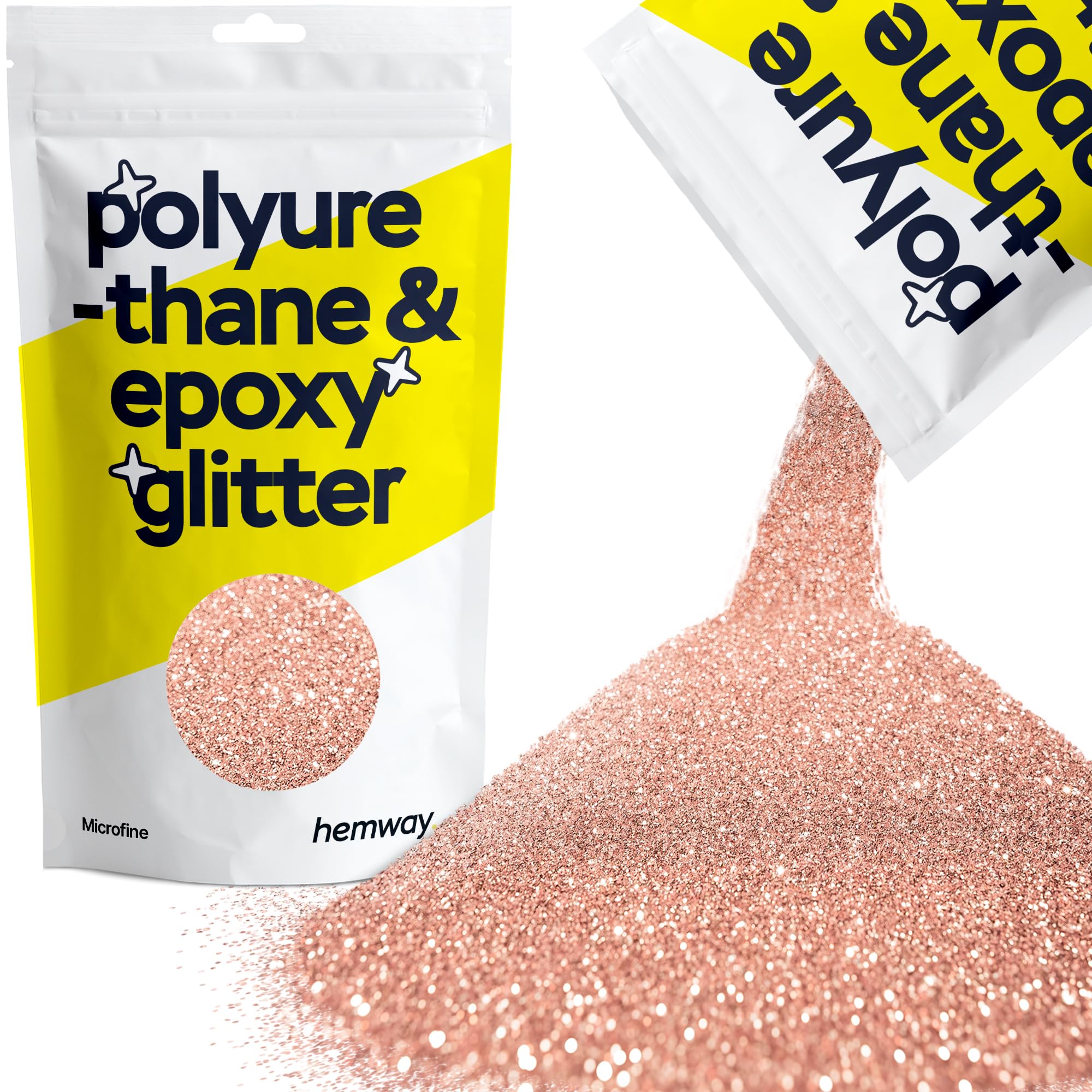 Hemway Resin Glitter Bronze Brown 100g Super Chunky | Polyurethane & Epoxy Glitter for Resin Crafts, Tumblers, Coasters, Floor & Table Art — view 153