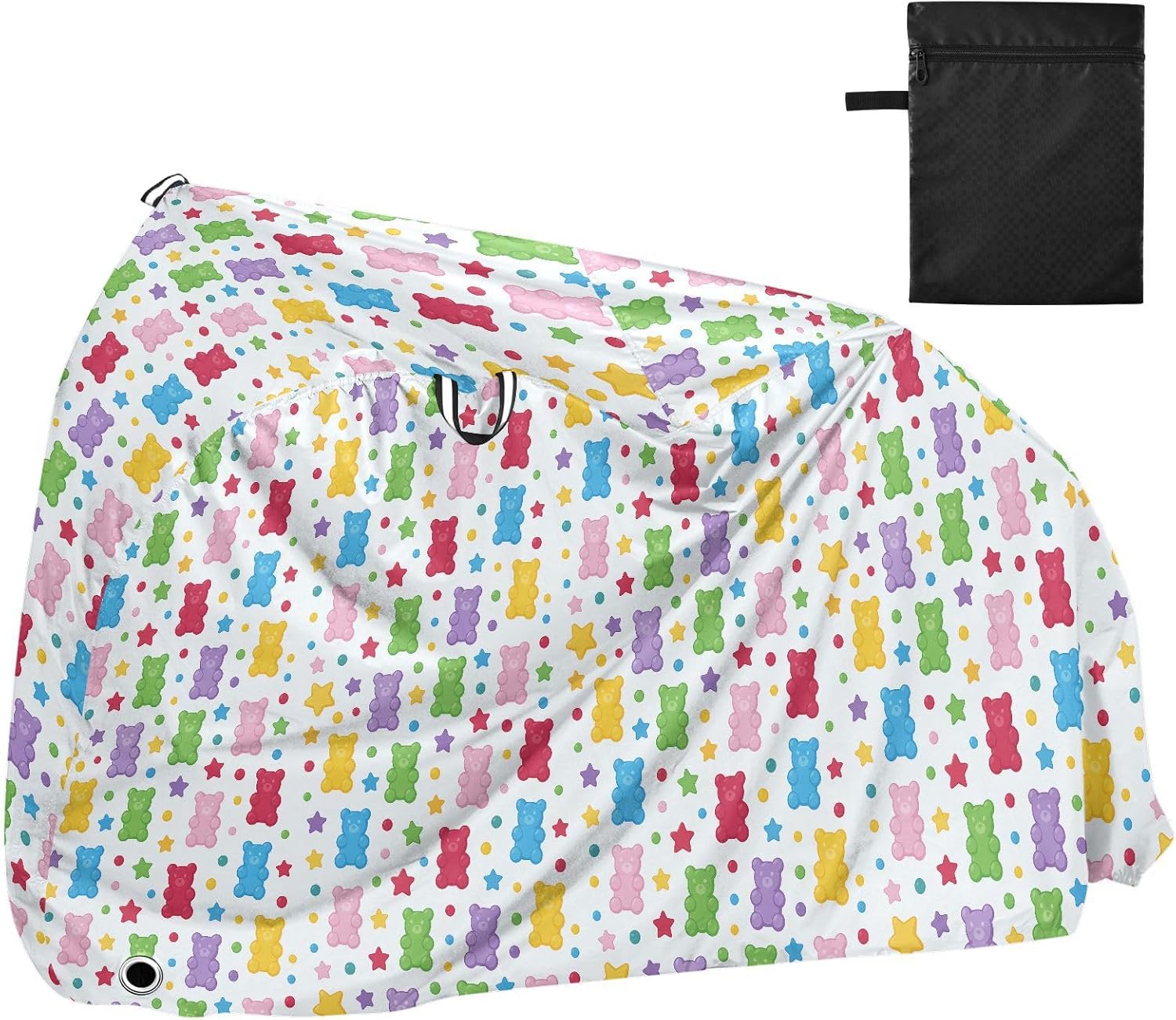 Gummy Bear Pattern Bike Covers Waterproof Outdoor Electric Bike Cover Bikes Storage