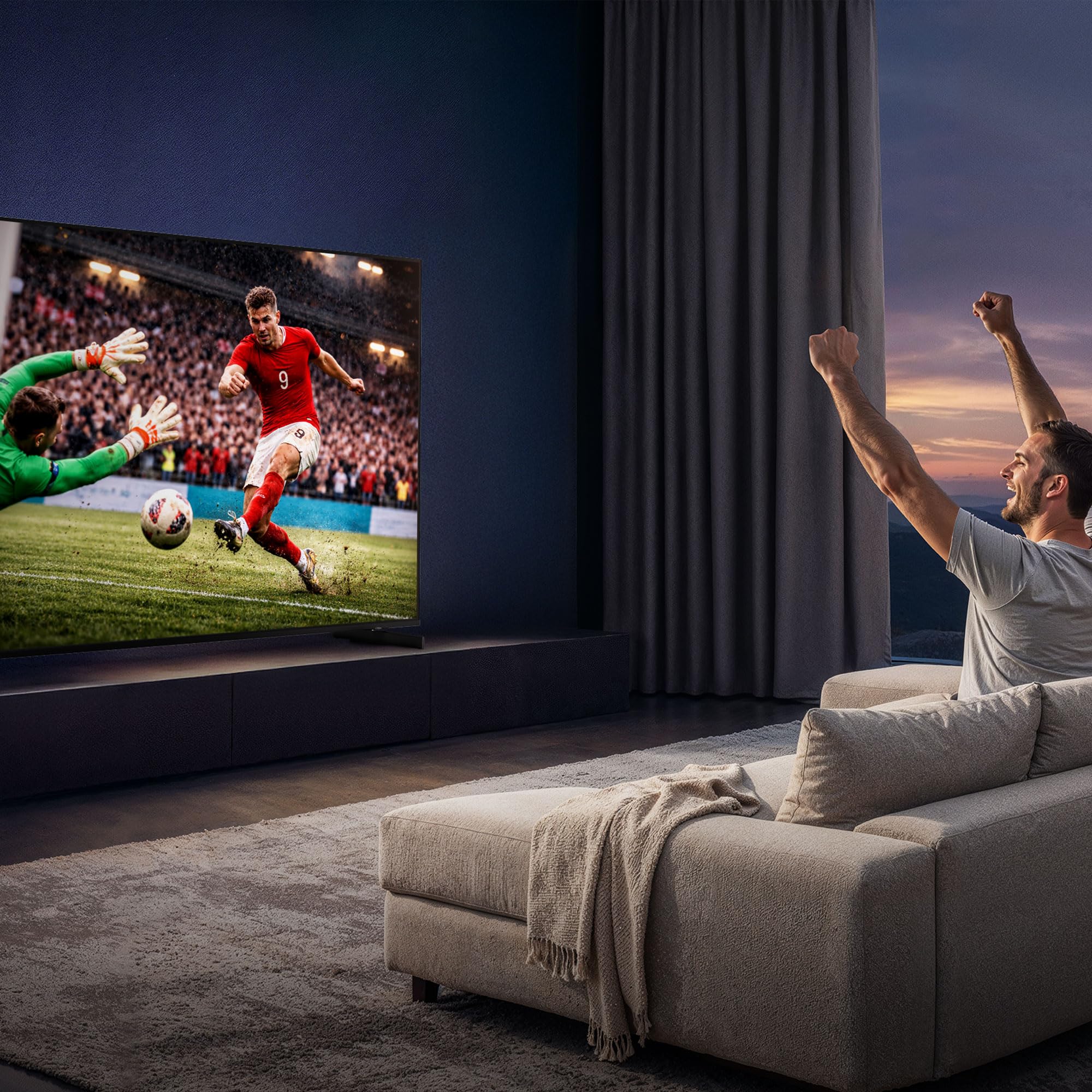 Samsung Smart TV 55" MRE55R85HATXZT Micro RGB 4K Vision Glare Free, HDR10+, Motion Xcelerator 144Hz, Dolby Atmos, Super Picture Enhancer, Vision AI, Alexa Built-in, PACCHETTO INTRATTENIMENTO, 2026