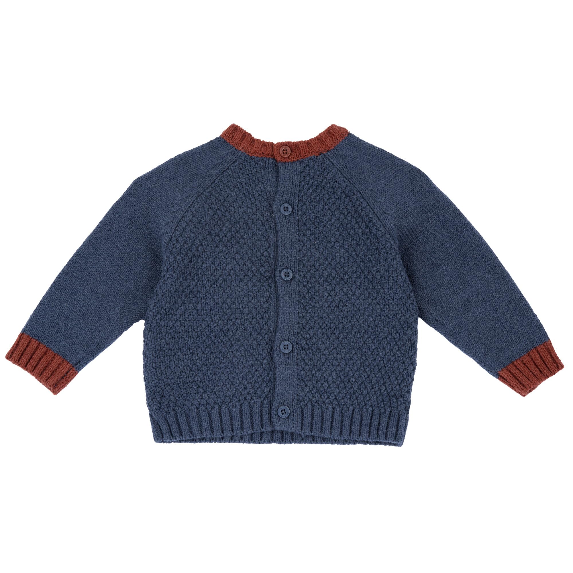 Chicco, Strickjacke für Neugeborene, Baumwolle, Wollmischung, mehrfarbig