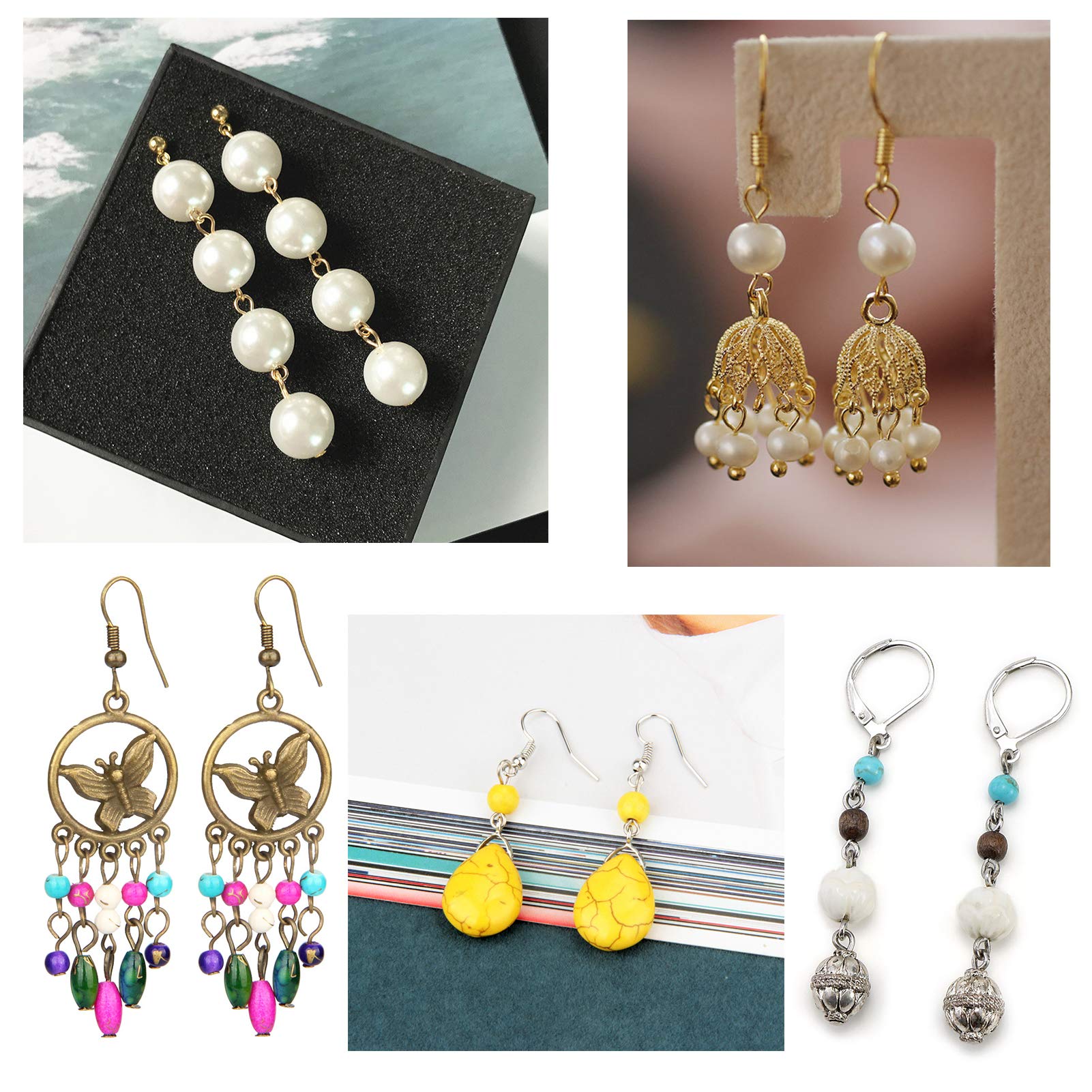 TOAOB 600 Chiodini Occhiello Testa In Metallo 20mm - Per Creazione Gioielli Fai Da Te